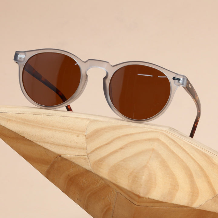 RUNDEN GRIS LEOPARDO