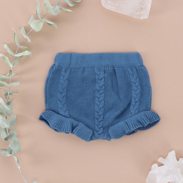 SHORT DE PUNTO COBALTO