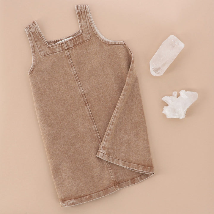 VESTIDO MEZCLILLA MARRON