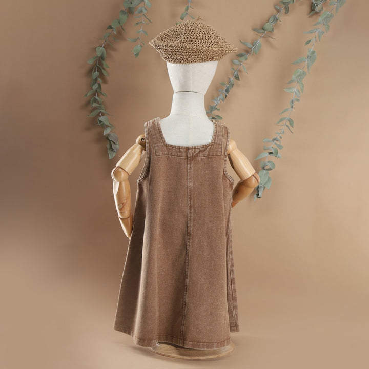 VESTIDO MEZCLILLA MARRON