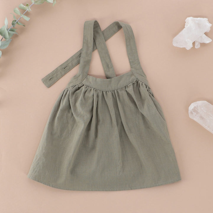 FALDA ABOMBADA CON TIRANTES JADE