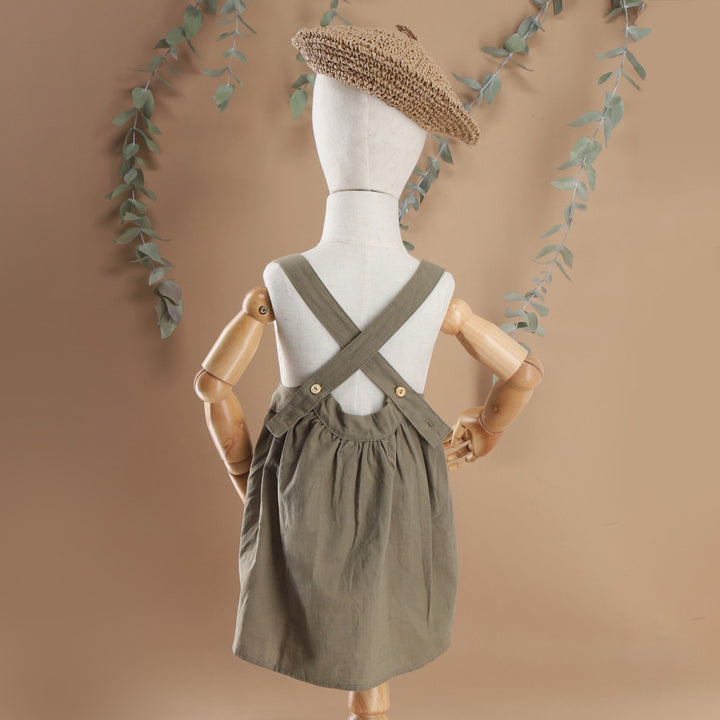 FALDA ABOMBADA CON TIRANTES JADE