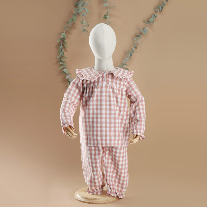 PIJAMA CUADROS ROSE